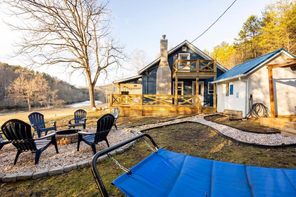 Riverside Relaxer W/Hot Tub+Fire Pit +Wifi & View 프랭클린 외부 사진